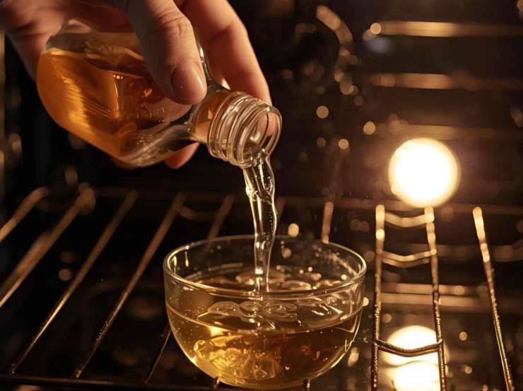 Vinaigre dans le four