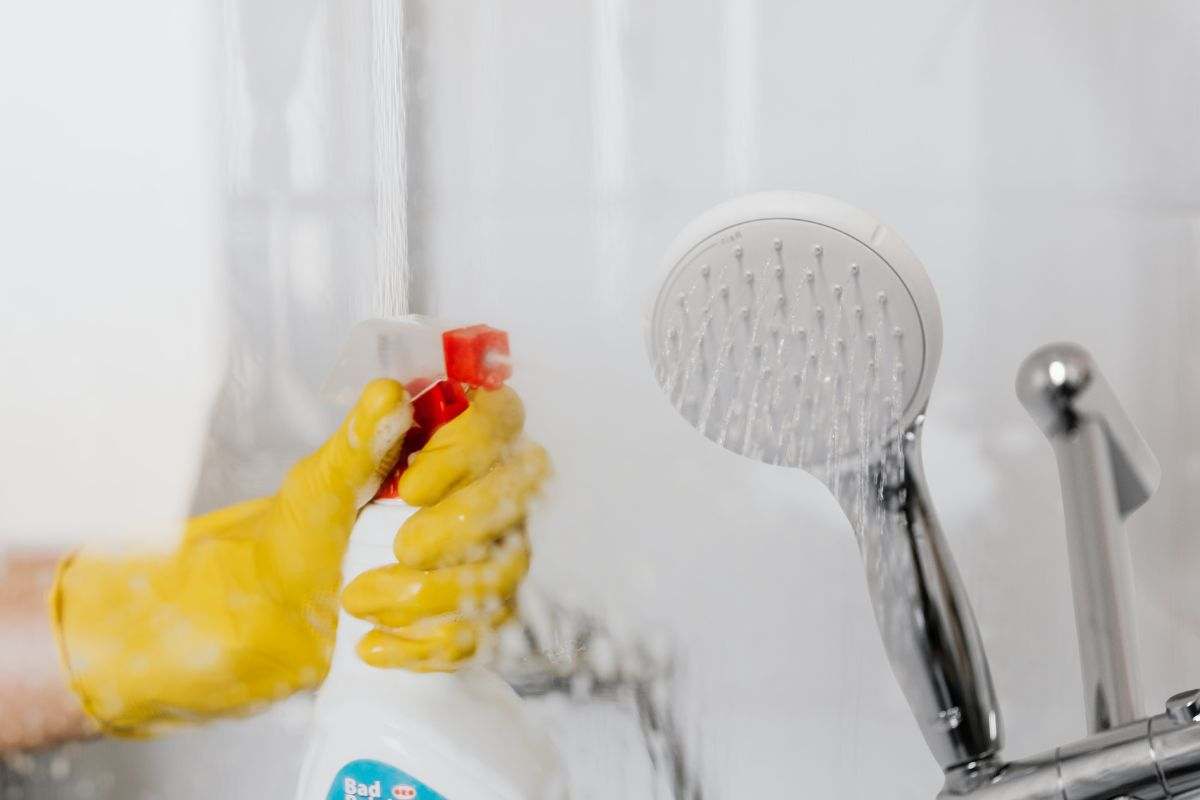 nettoyage de la douche