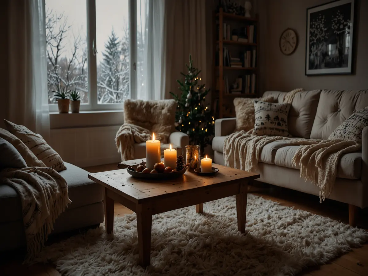 Entre Noël et le Nouvel An, la maison change de rythme